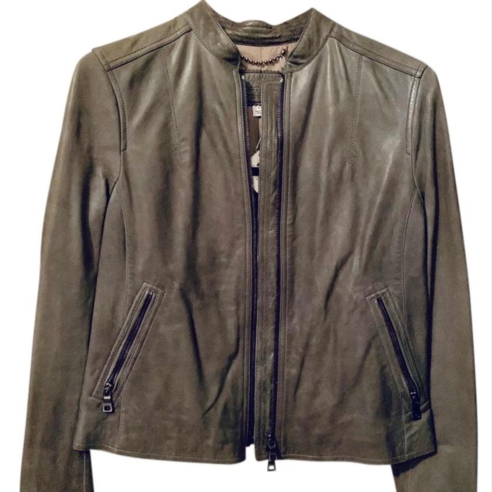 Coach Leather Moto Jacket